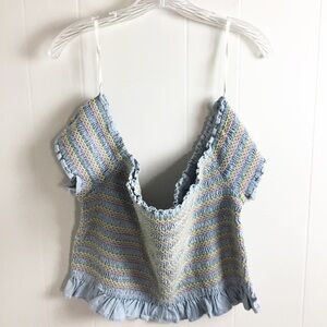 Forever 21 Plus Crop Top Size 3X Ruffle